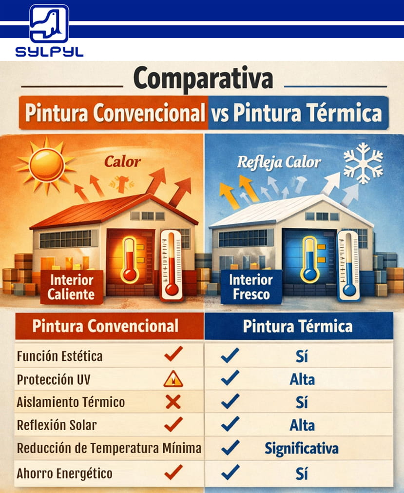 Pinturas térmicas